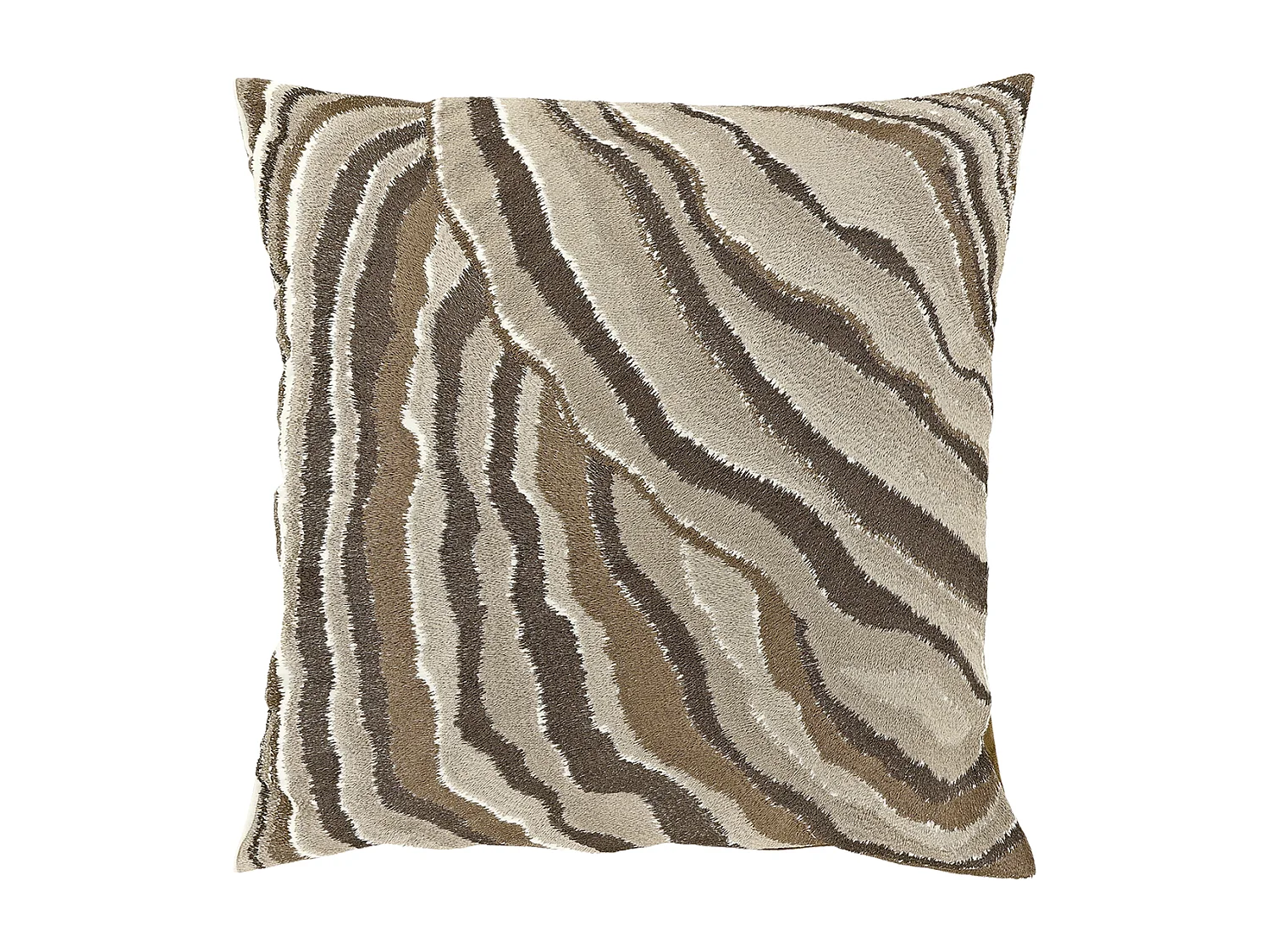 Coussin décoratif Ezra 45x45cm - Rocky Brown