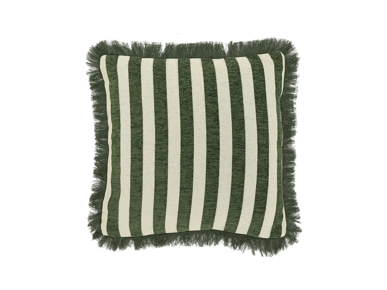 Coussin décoratif Tess 45x45cm - Vert Hiver