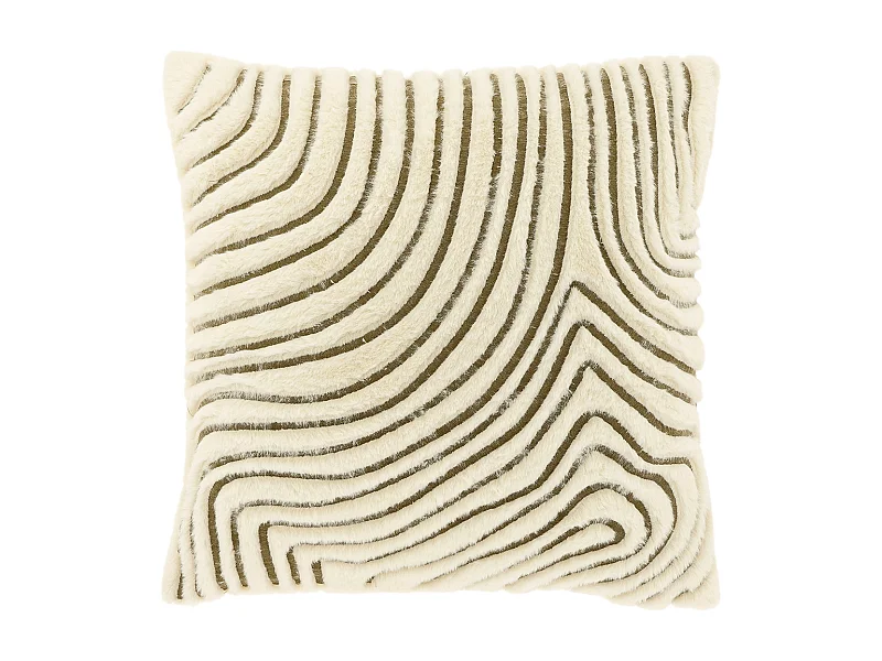 Coussin décoratif Jace 45x45cm - Blanc Colombe