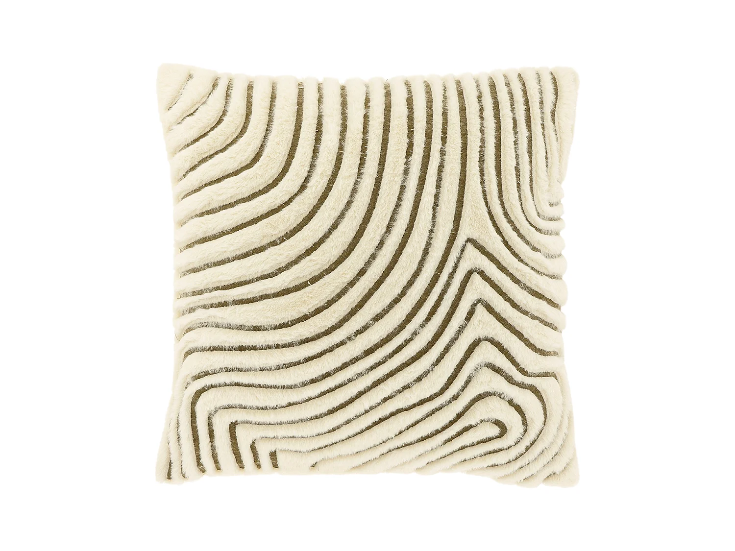 Coussin décoratif Jace 45x45cm - Blanc Colombe
