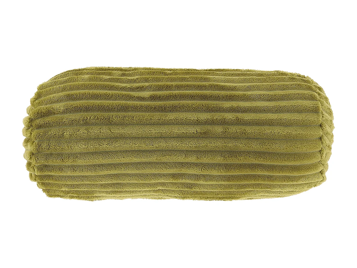 Coussin décoratif Dez Ø20x45cm - Vert Mousse