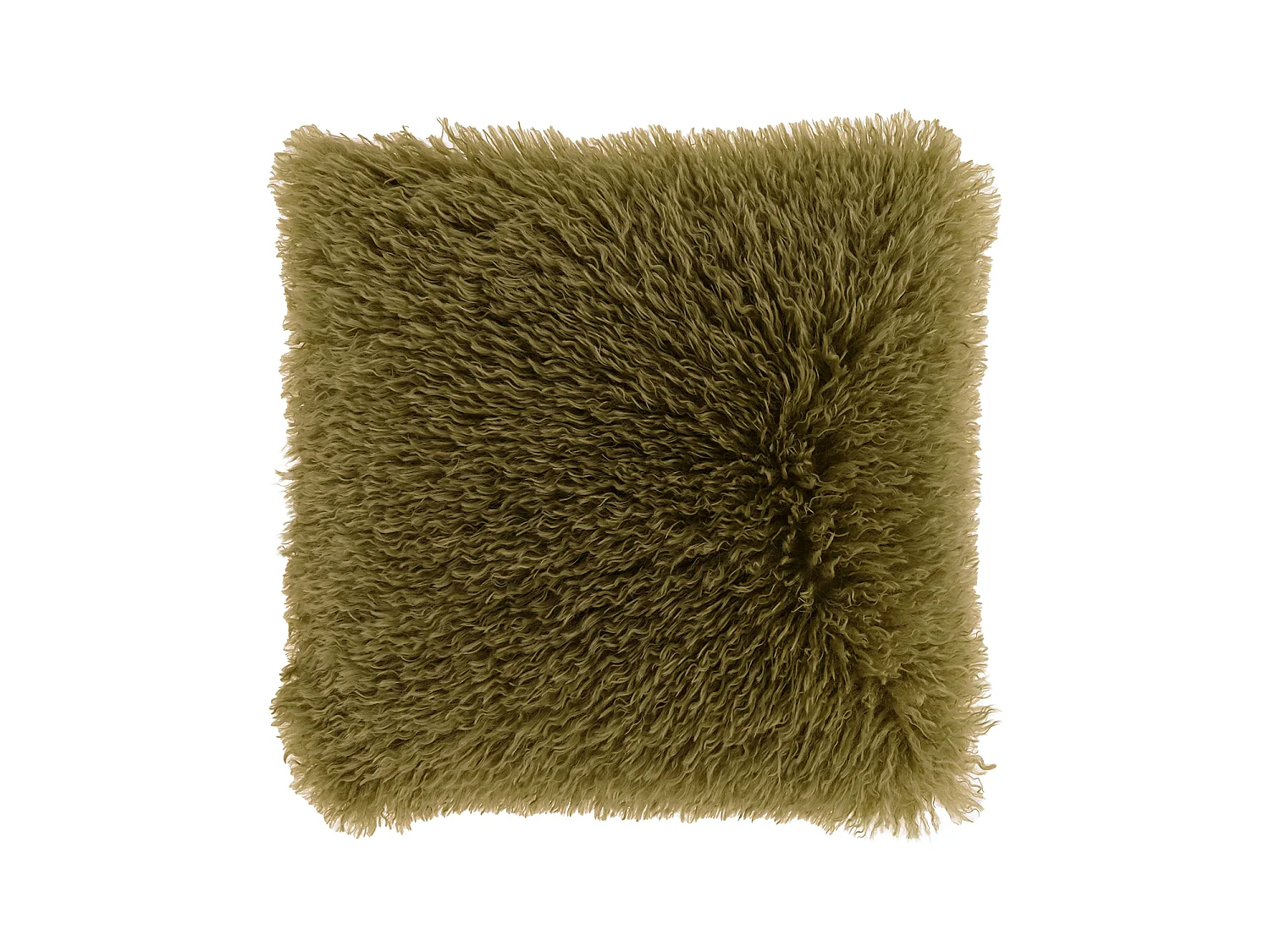 Coussin décoratif Frieda 45x45cm - Vert Mousse