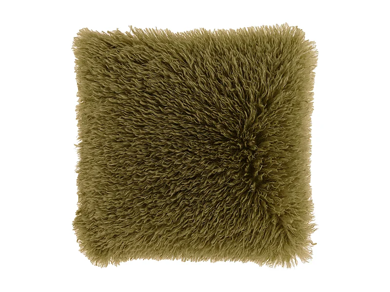 Coussin décoratif Frieda 45x45cm - Vert Mousse