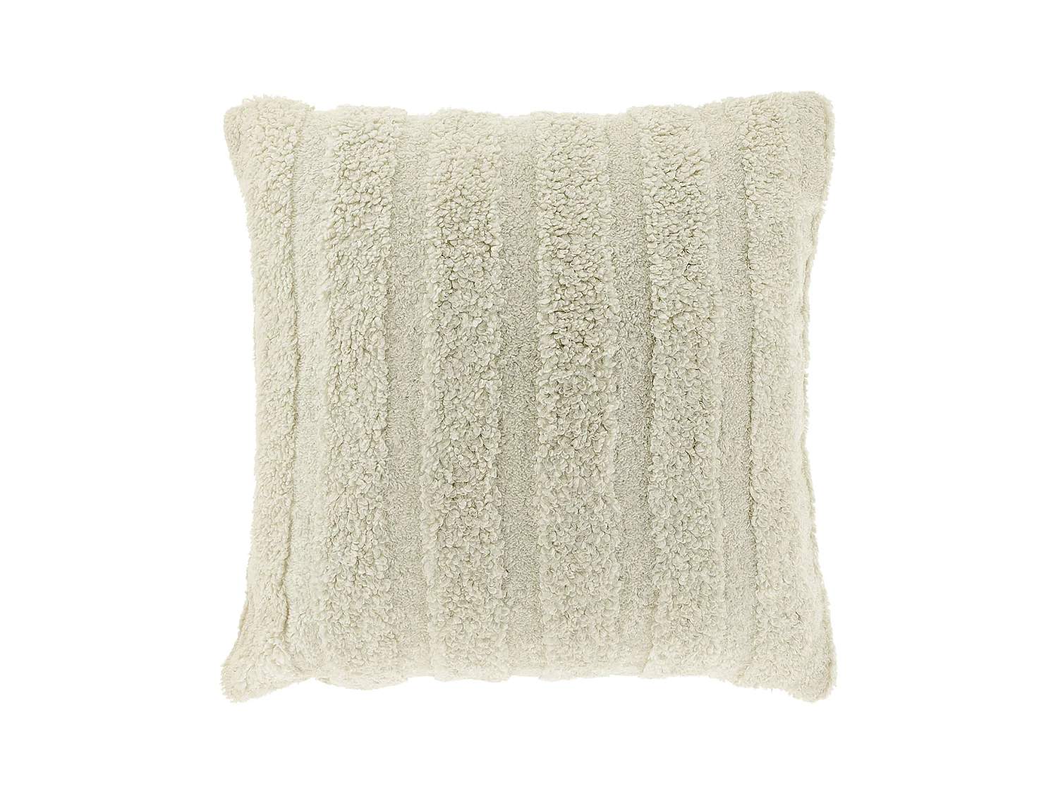 Coussin décoratif Borah 45x45cm - Blanc Colombe