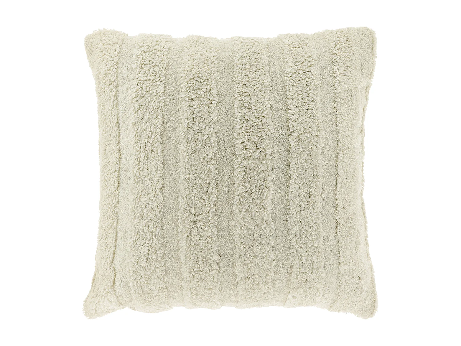 Coussin décoratif Borah 45x45cm - Blanc Colombe