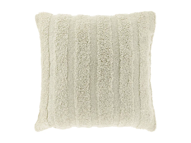 Coussin décoratif Borah 45x45cm - Blanc Colombe