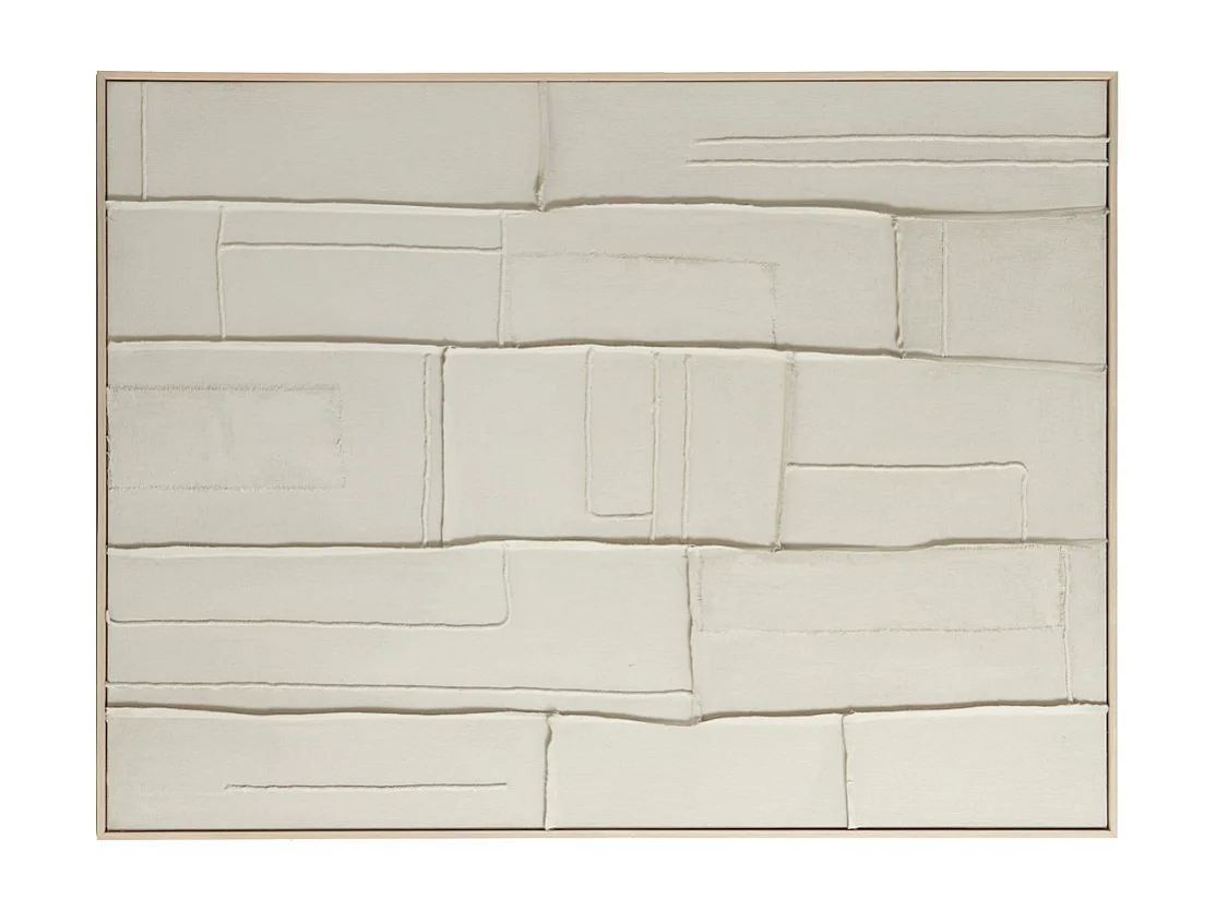 Ornement ALZEDO - 90x3,5x120 cm - Blanc