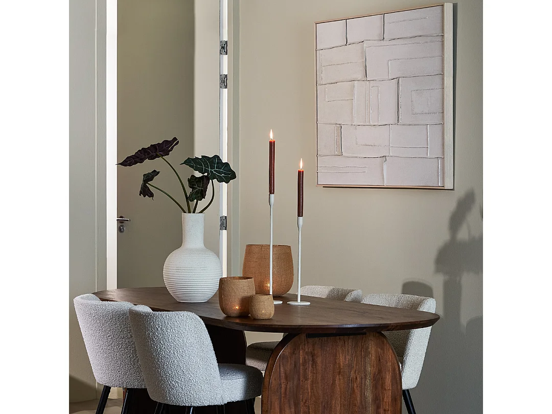 Ornement ALZEDO - 90x3,5x120 cm - Blanc