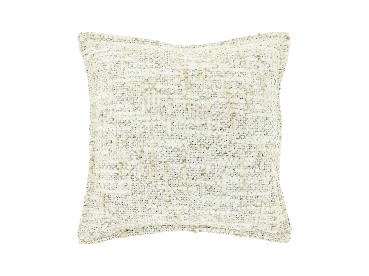 Coussin décoratif Eva 45x45cm - Blanc Colombe