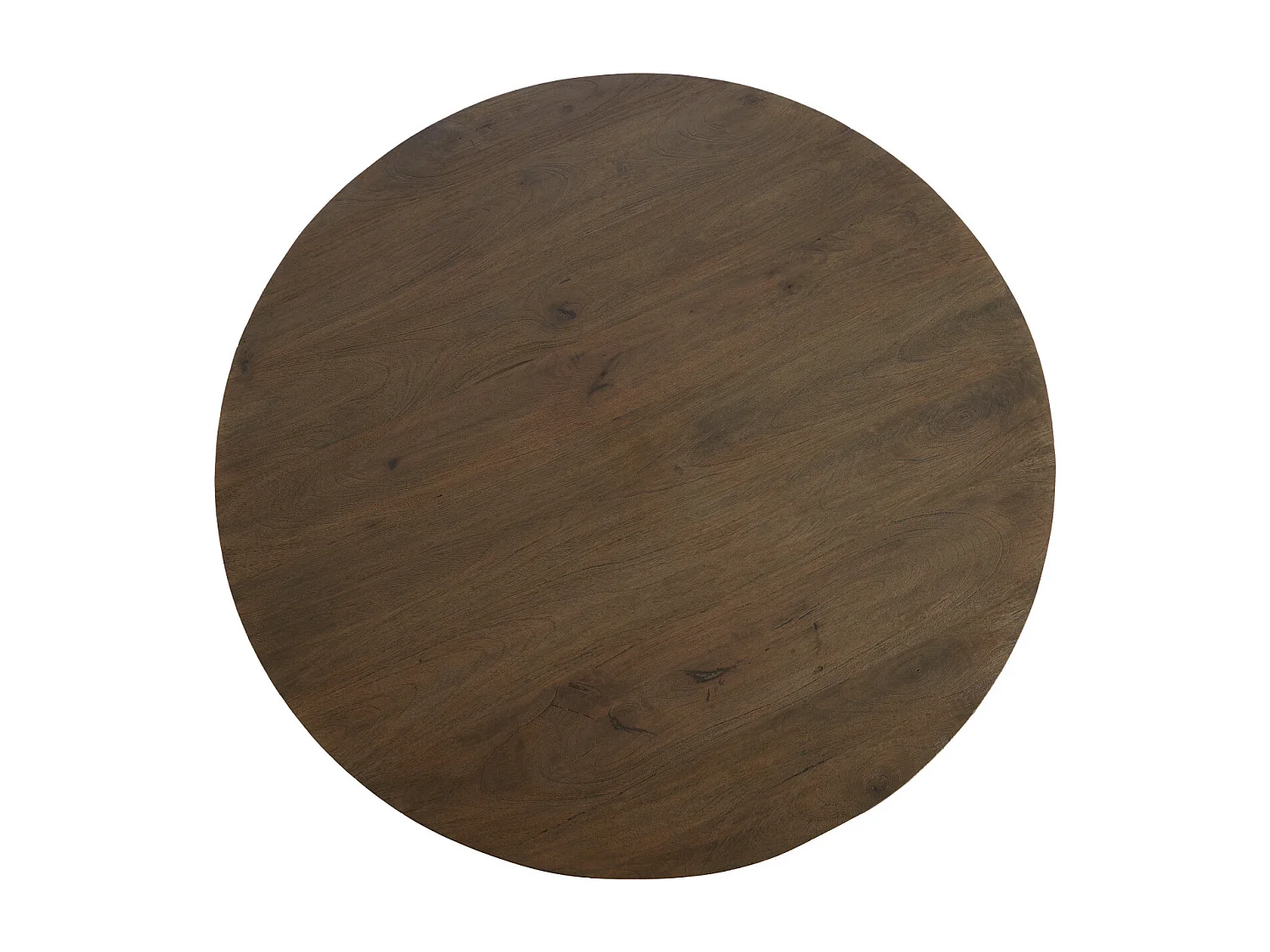 Table à manger PALMIRA - Ø120x76 cm - Marron