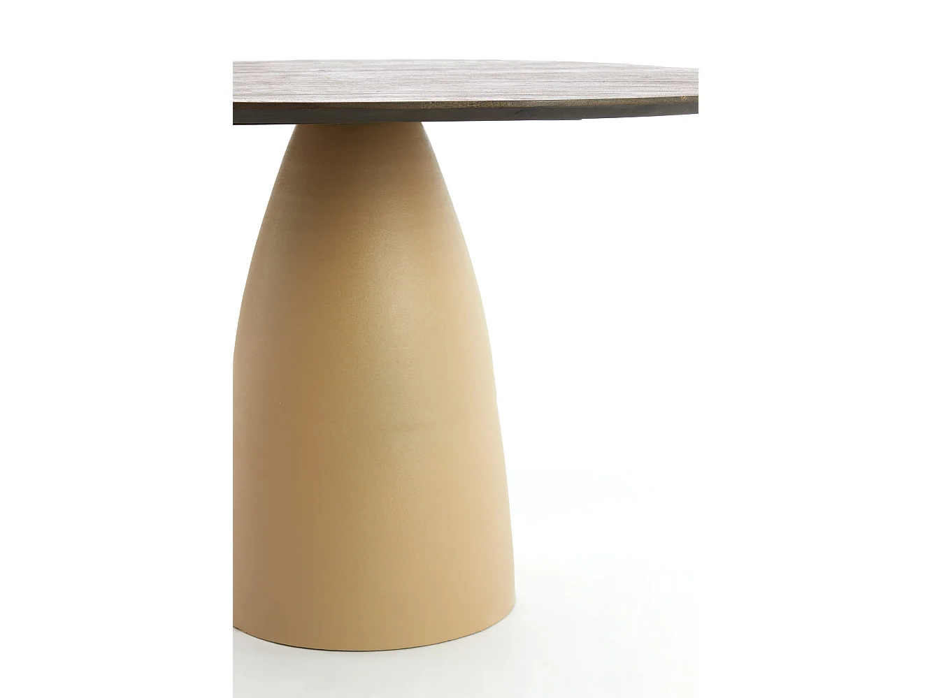 Table à manger PALMIRA - Ø120x76 cm - Marron