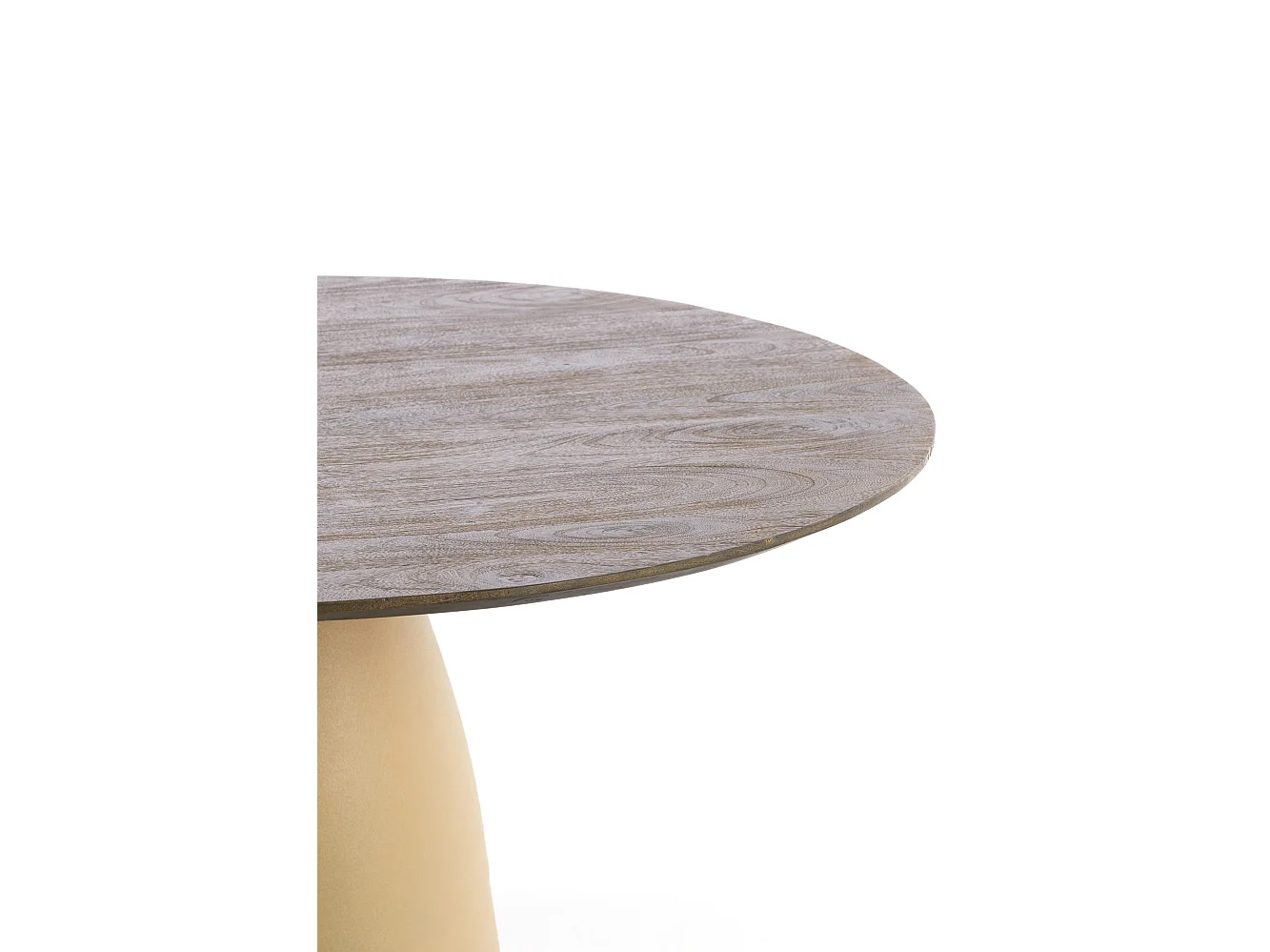 Table à manger PALMIRA - Ø120x76 cm - Marron