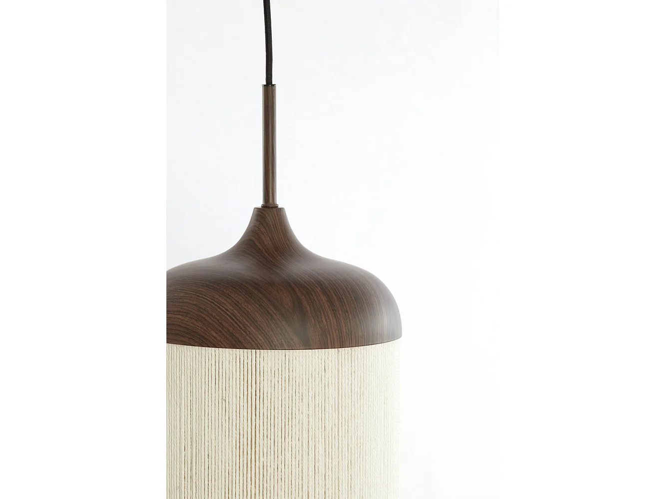 Hanglamp DANIALO - Ø35x32 cm - Bruin