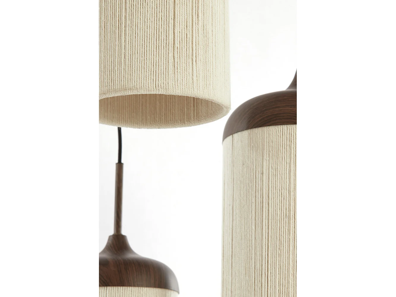 Hanglamp DANIALO - Ø35x32 cm - Bruin