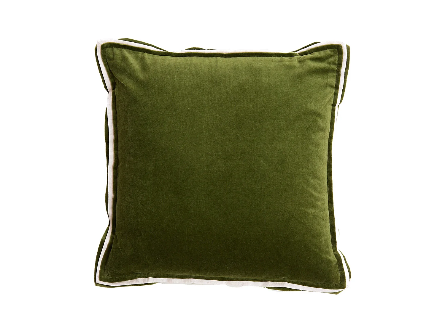 Coussin décoratif BAXLEY - Ø45x10 cm - Vert
