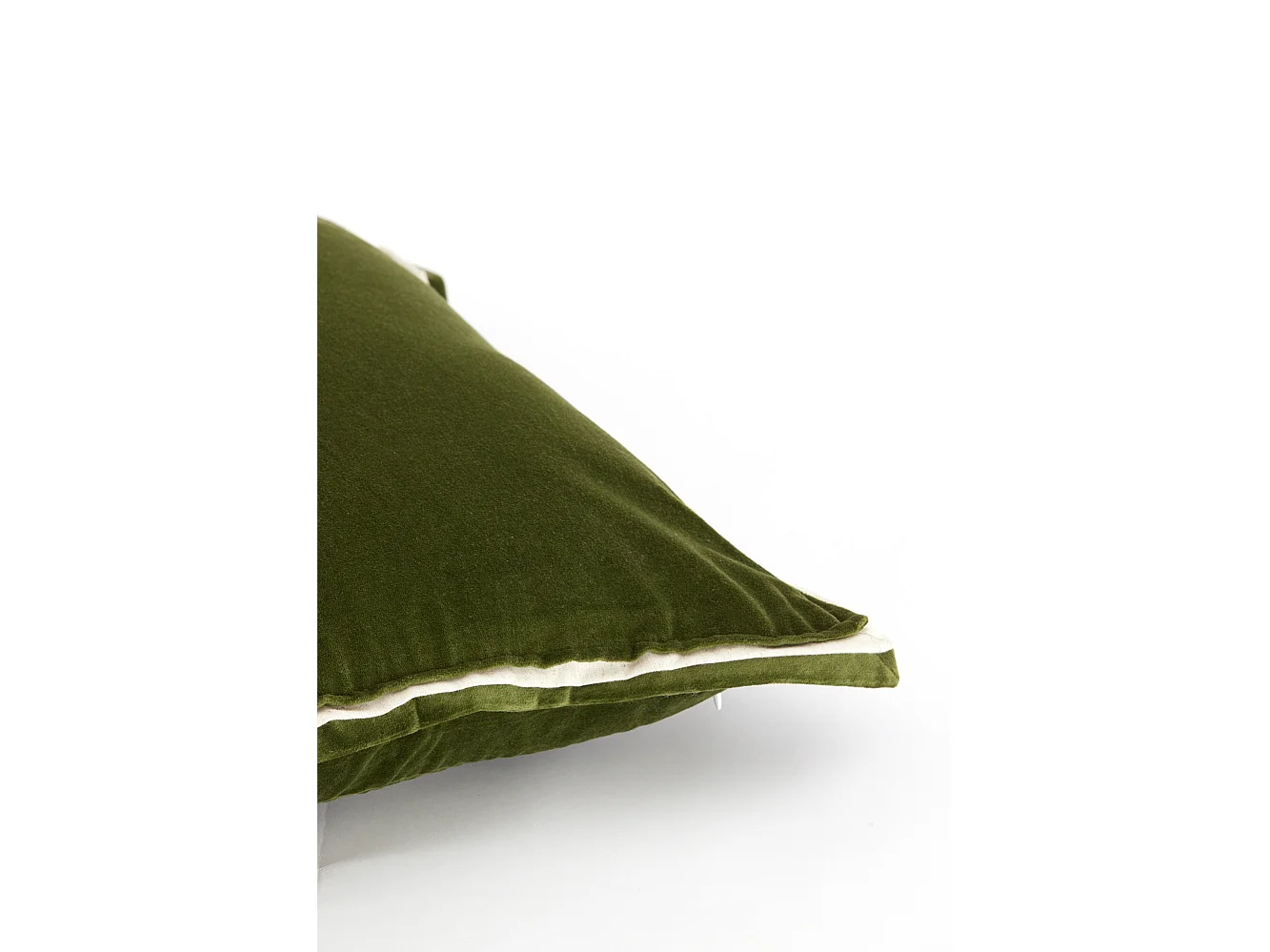 Coussin décoratif BAXLEY - Ø45x10 cm - Vert