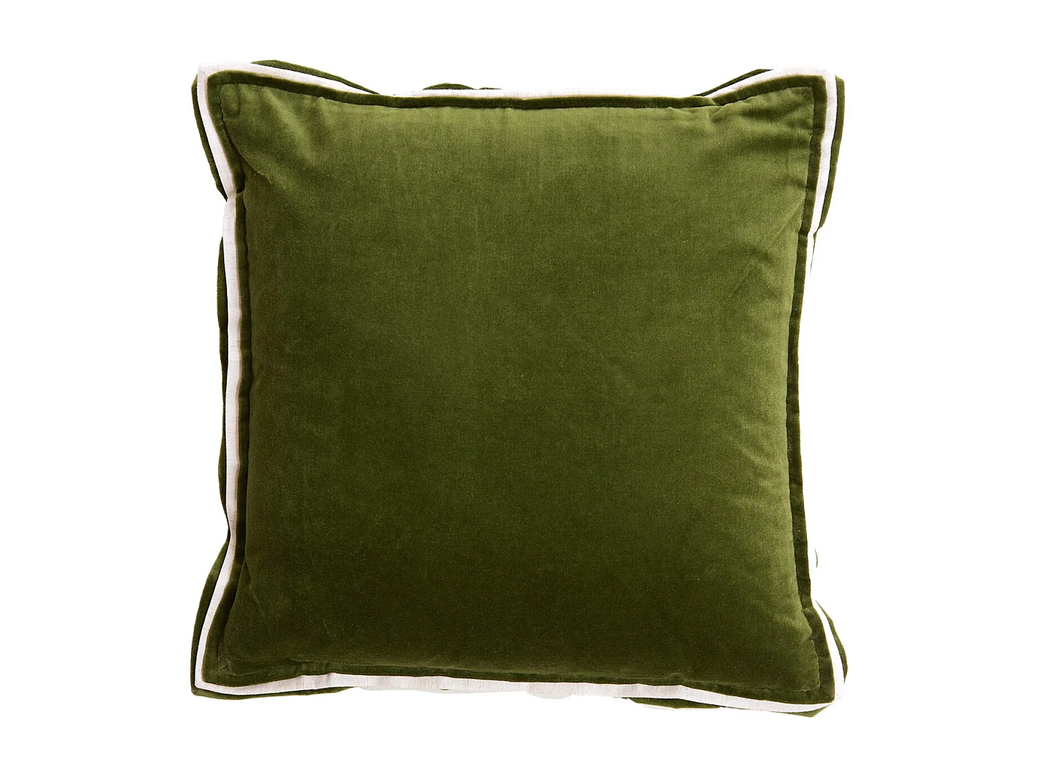 Coussin décoratif BAXLEY - Ø45x10 cm - Vert