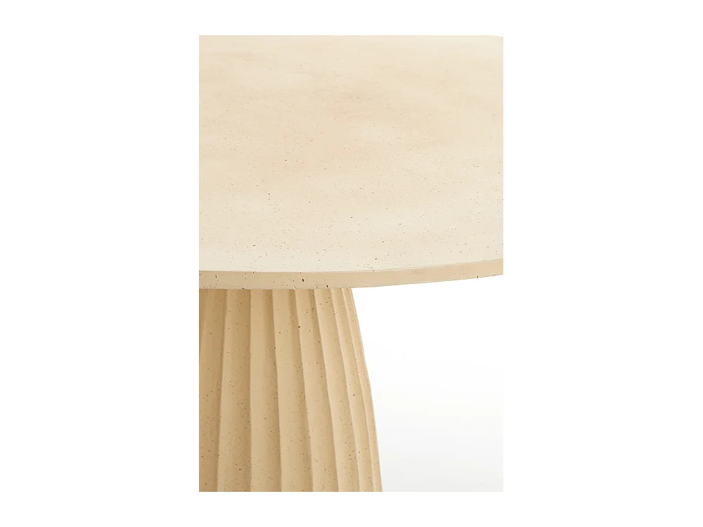 Eettafel VEGLIA - Ø120x78 cm - Bruin