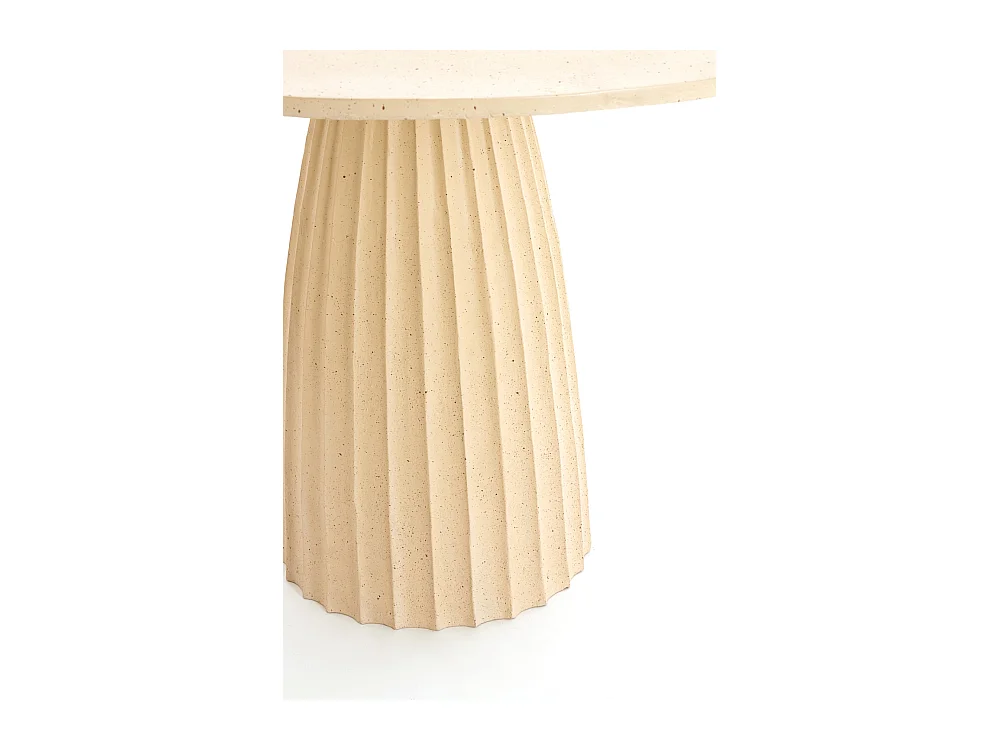 Eettafel VEGLIA - Ø120x78 cm - Bruin