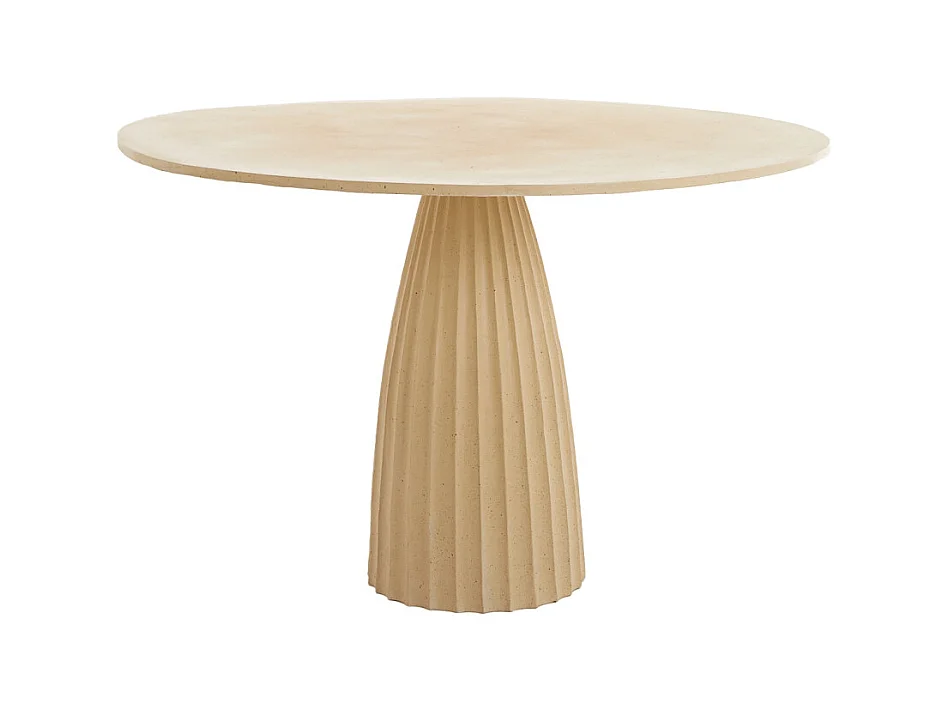 Table à manger VEGLIA - Ø120x78 cm - Marron