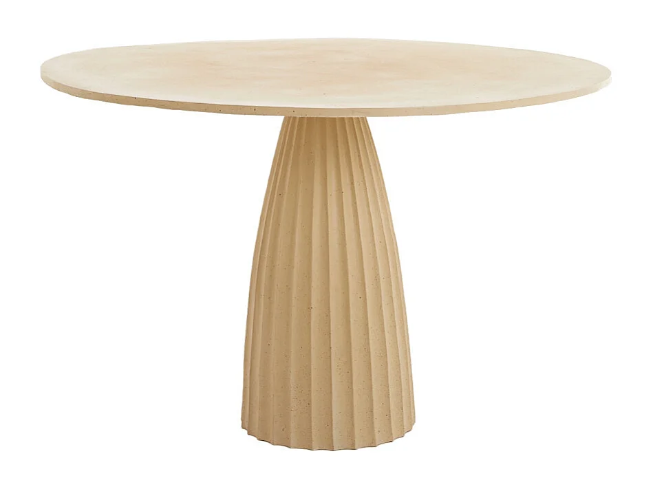 Table à manger VEGLIA - Ø120x78 cm - Marron