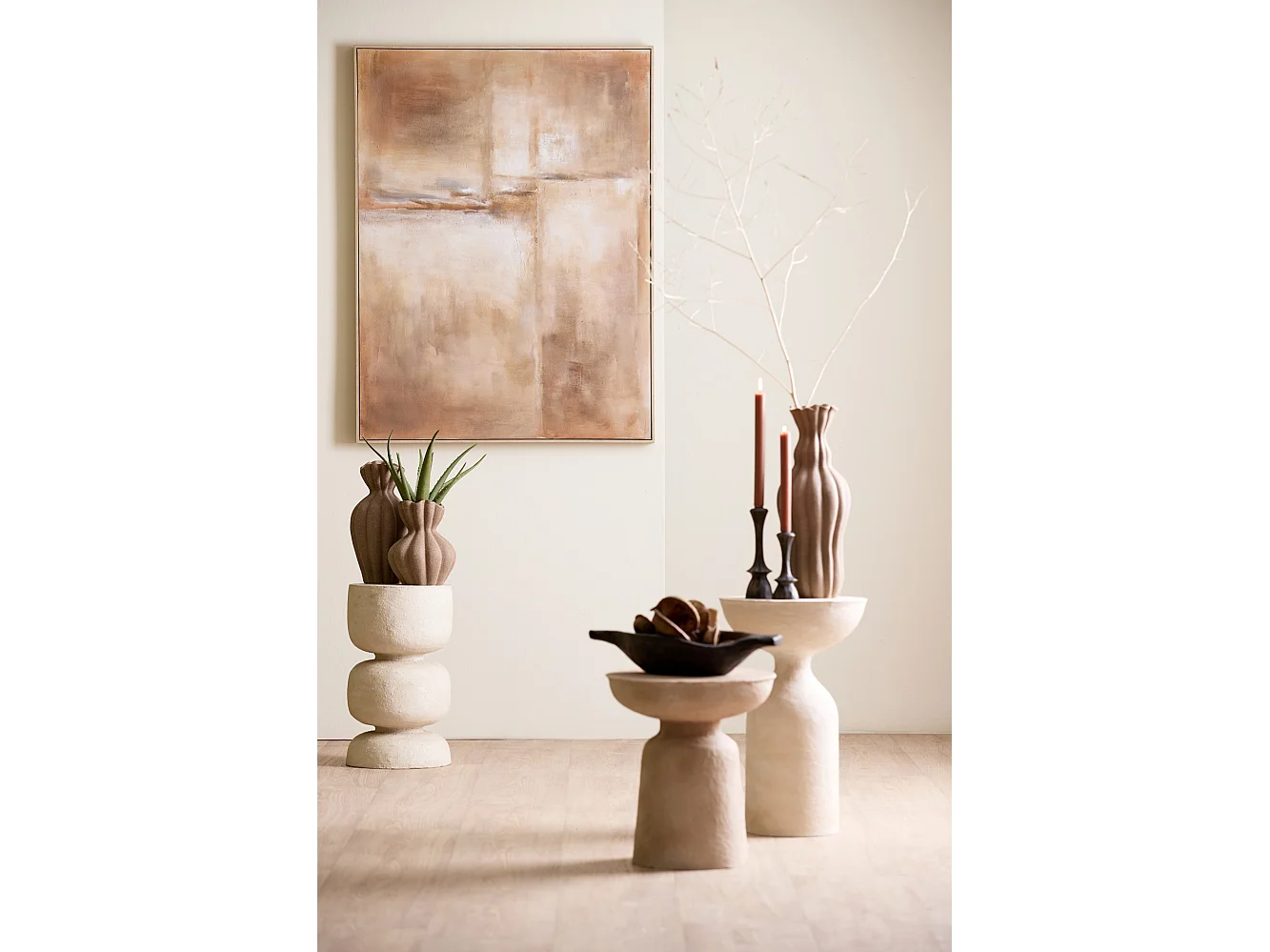 Ornament MANARO - 90x3.5x120 cm - Bruin