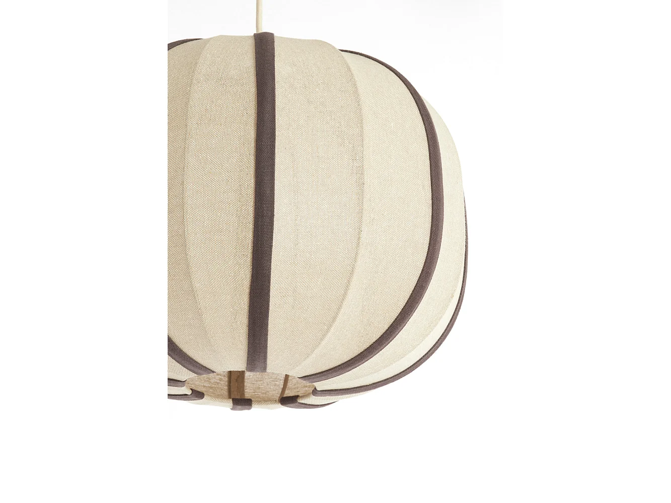 Hanglamp ESMIRIA - Ø40x30 cm - Bruin