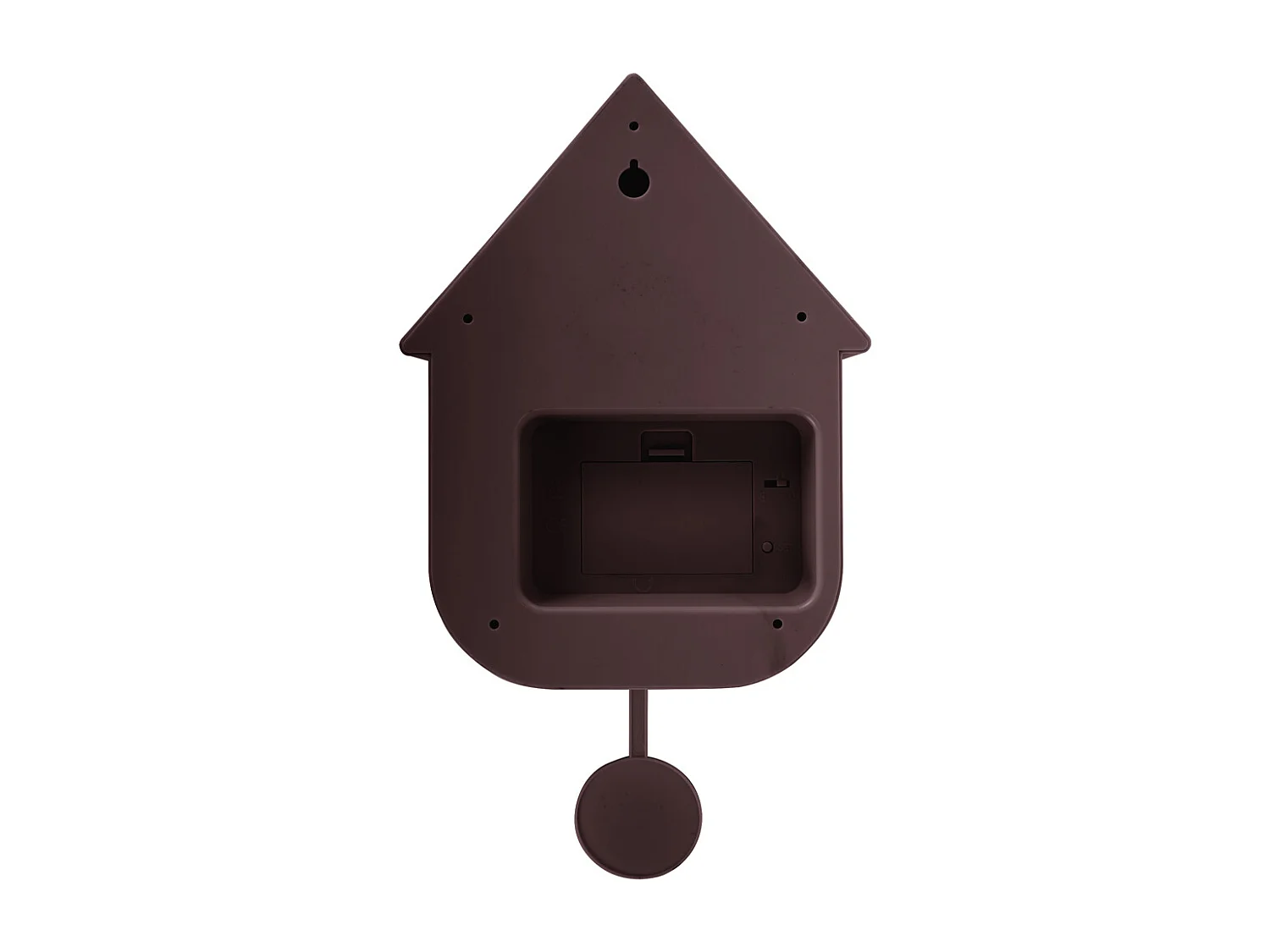 Horloge murale moderne Coucou Oro - 8,5 x 21,5 x 41 cm - Marron