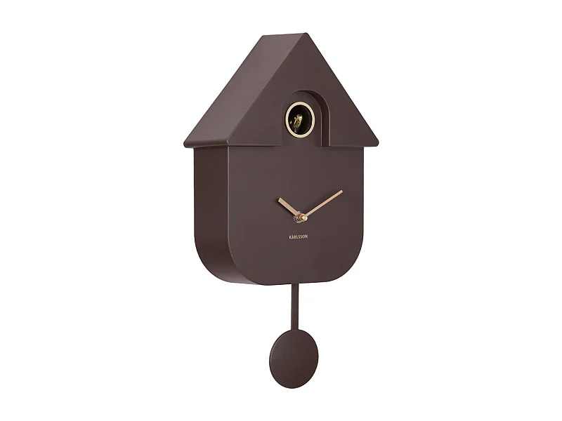 Wandklok Modern Cuckoo Oro- 8.5x21.5x41 cm - Bruin