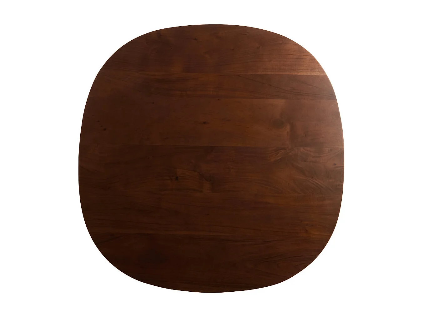 Table à manger ZALE - Ø140x76 cm - Marron