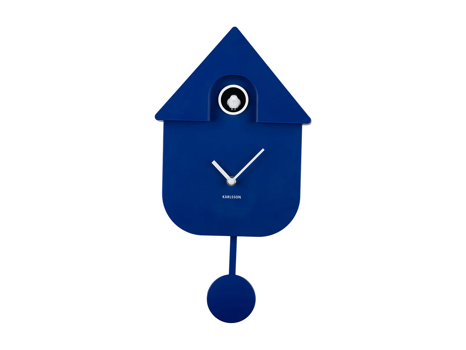 Reloj de pared de cuco moderno - Azul cobalto