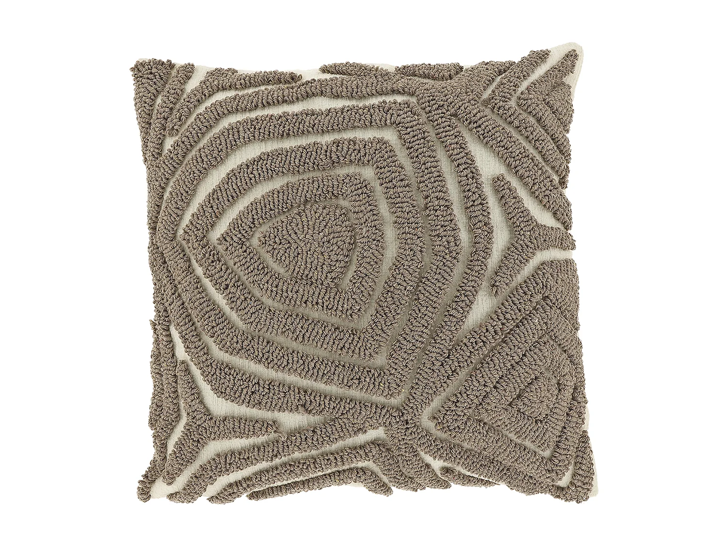 Coussin décoratif Corfou 45x45cm - Taupe
