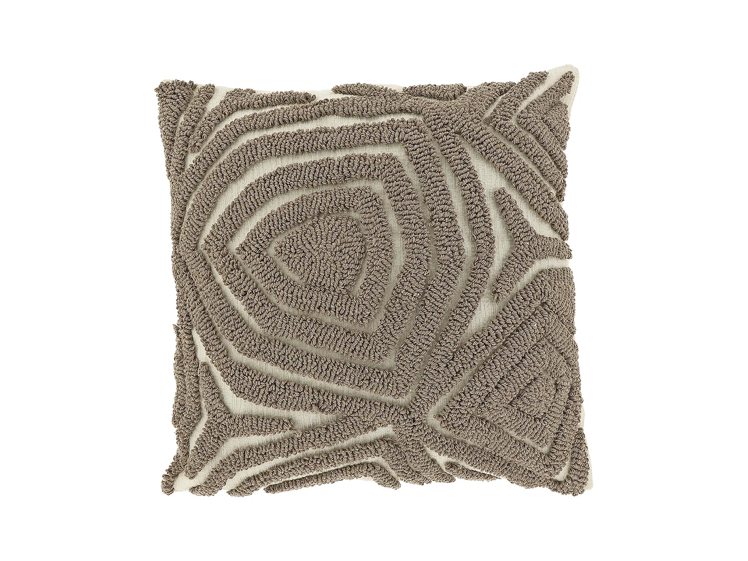 Coussin décoratif Corfou 45x45cm - Taupe