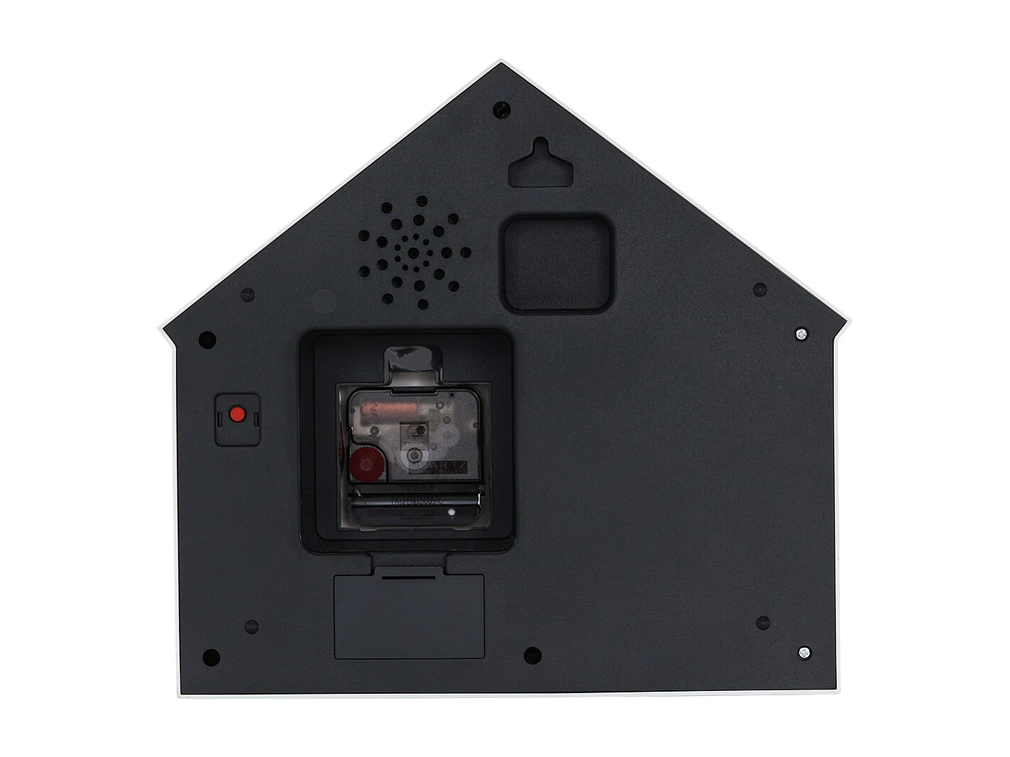 Wandklok Peeking Doggy - 24.9x24.9x27 cm - Wit