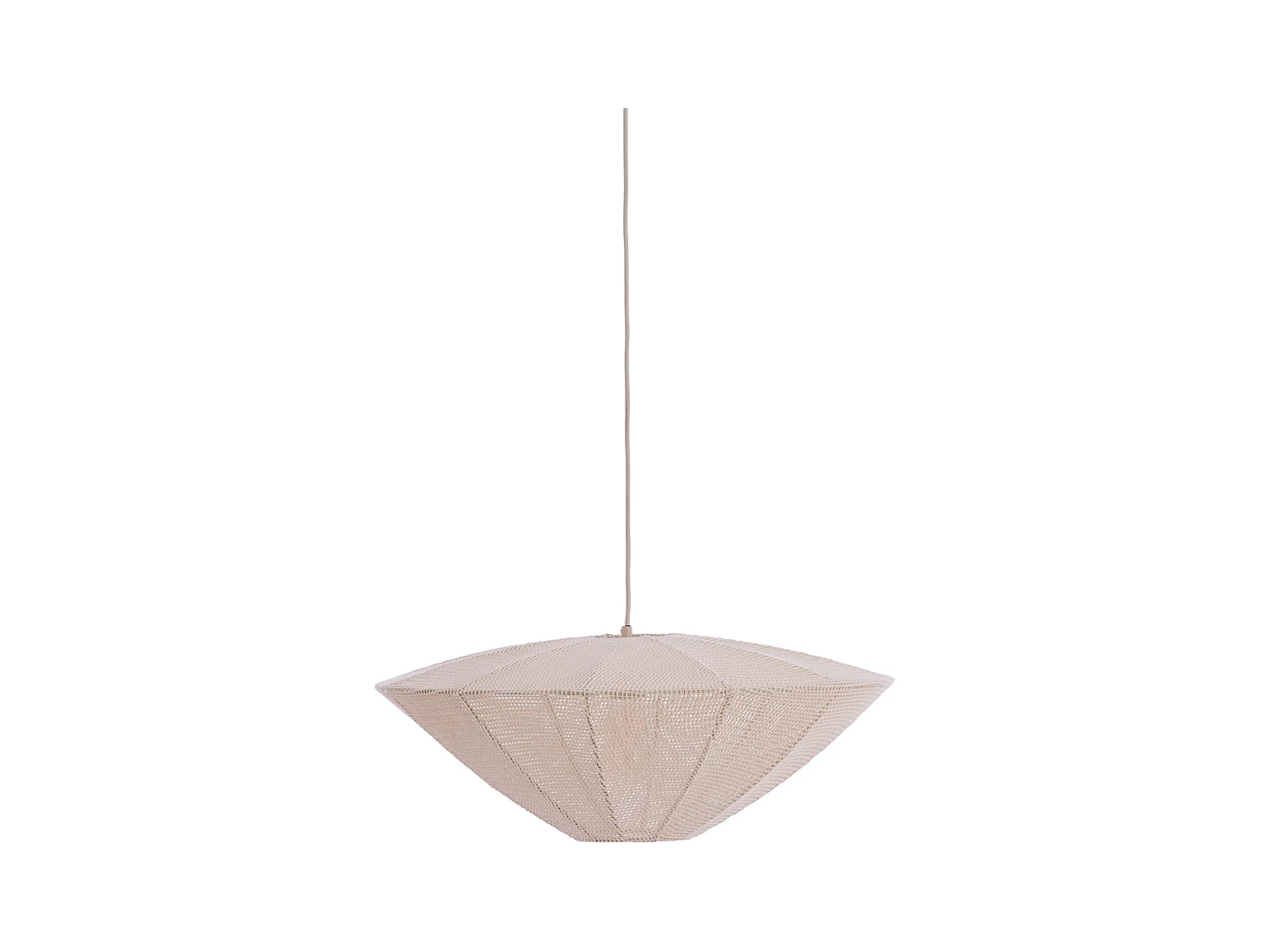 Suspension SATILLA - Ø60x25 cm - Blanc