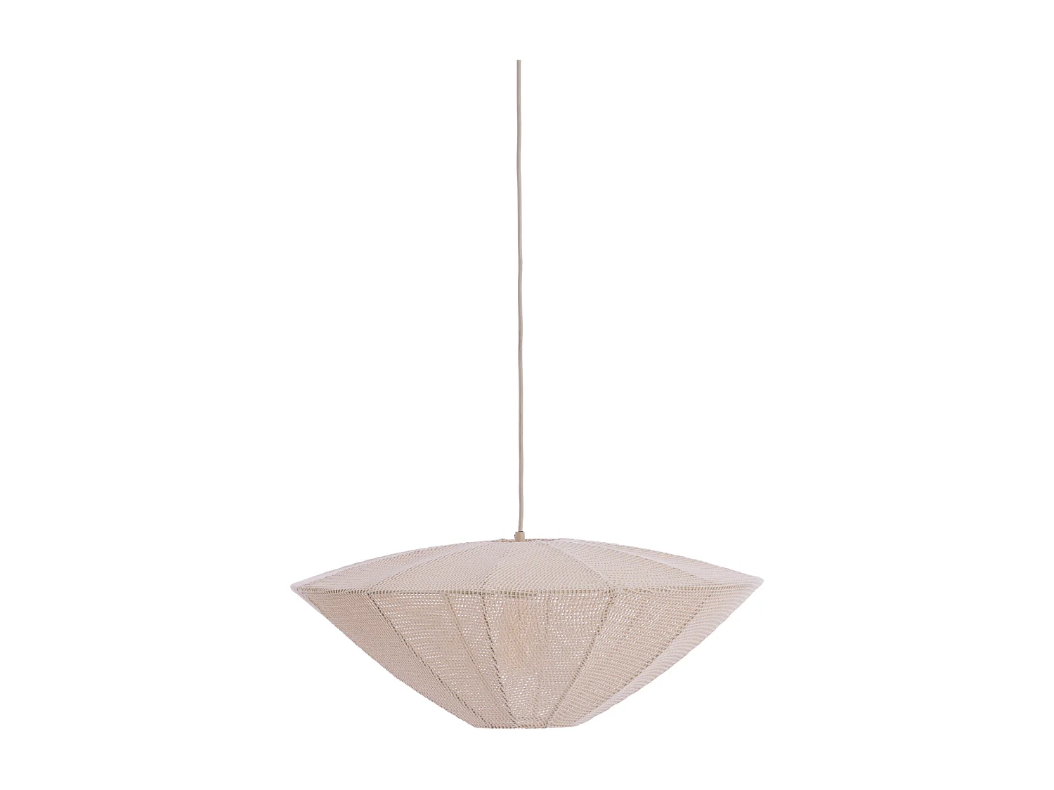 Suspension SATILLA - Ø60x25 cm - Blanc