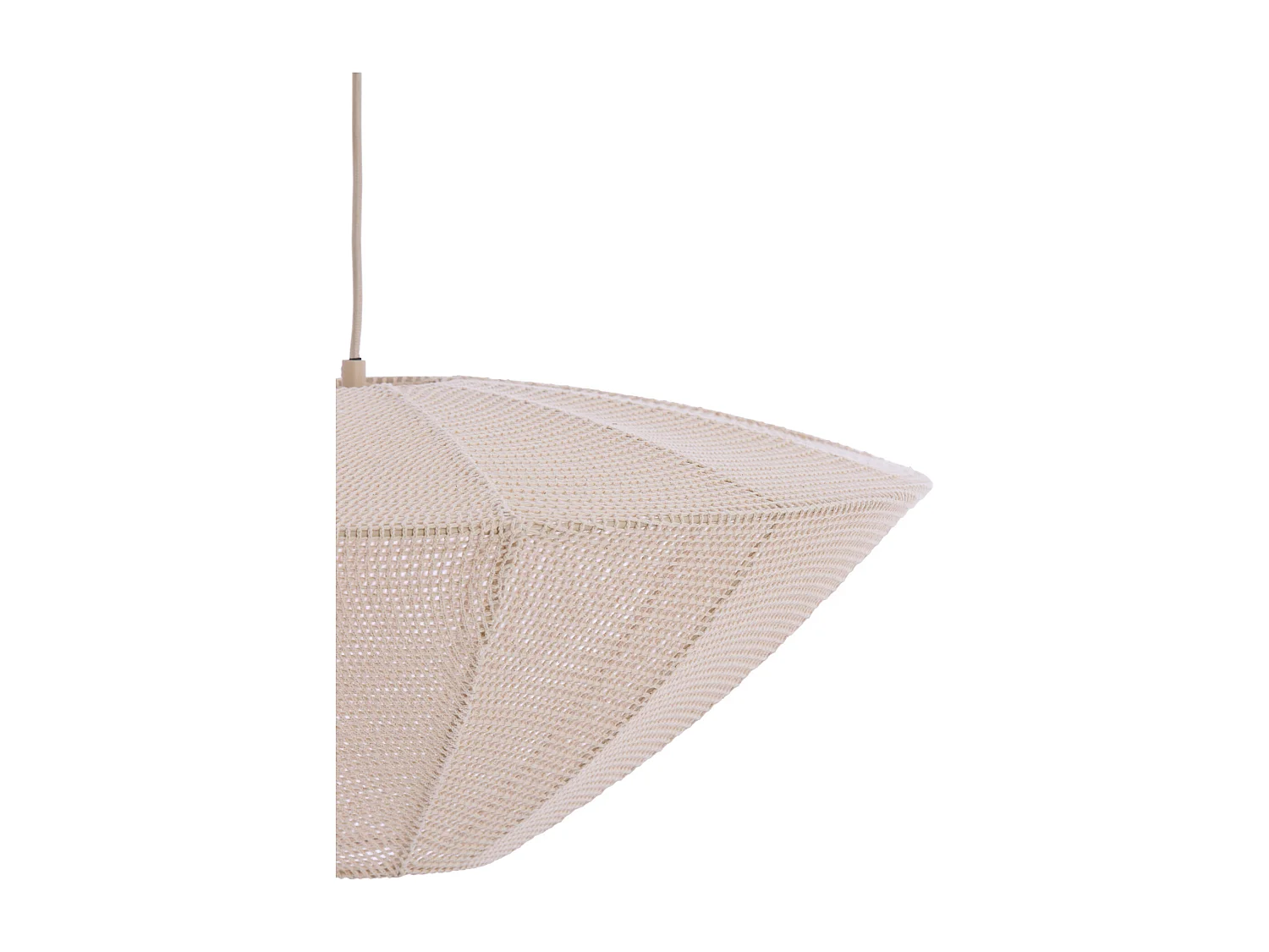 Suspension SATILLA - Ø60x25 cm - Blanc