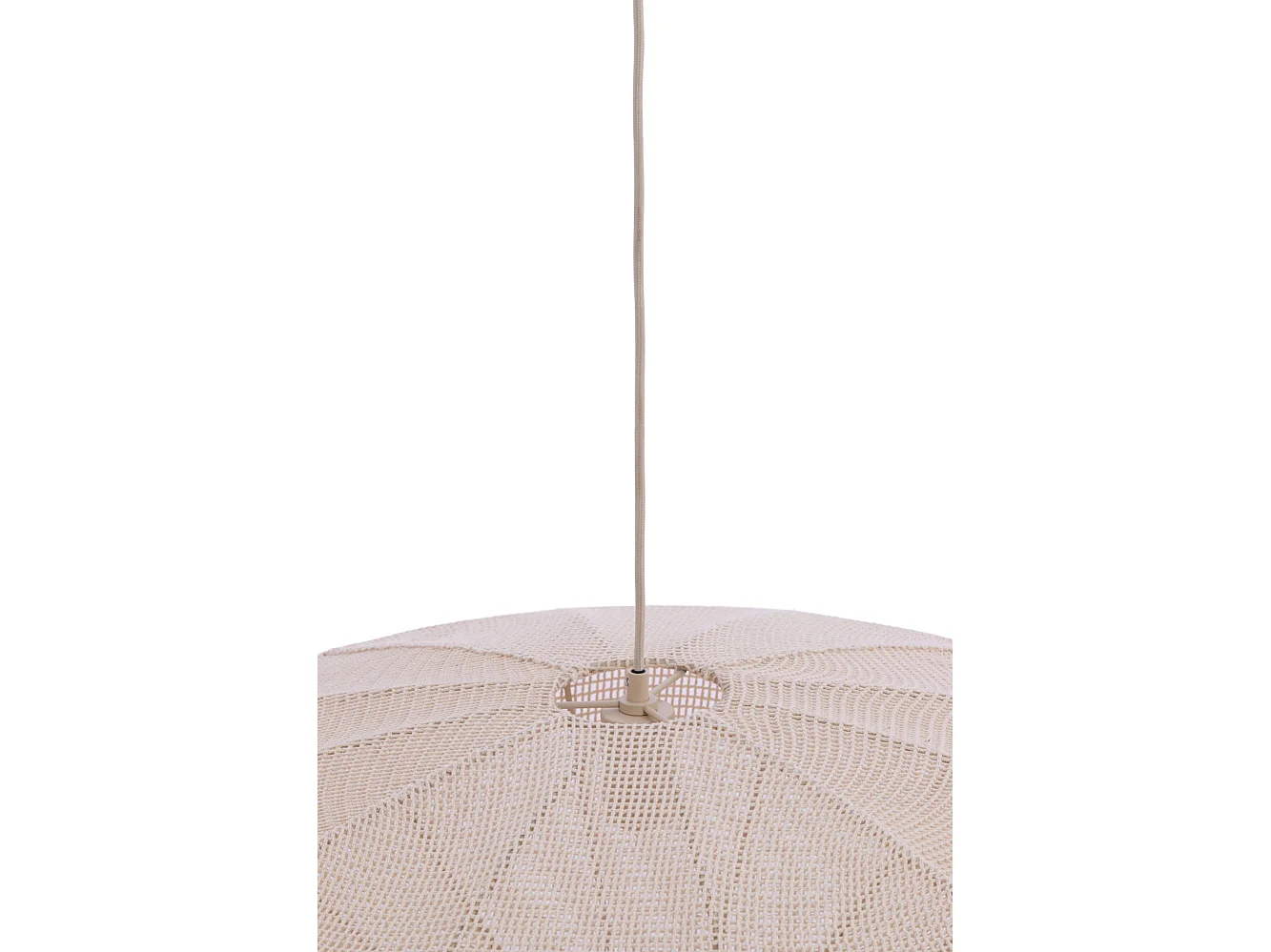 Suspension SATILLA - Ø60x25 cm - Blanc