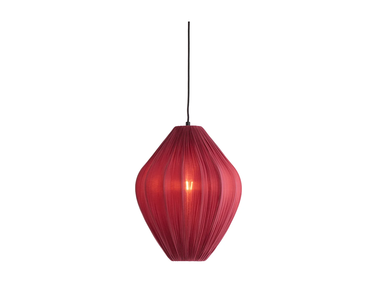 Hanglamp VERITA - Ø36x44 cm - Rood