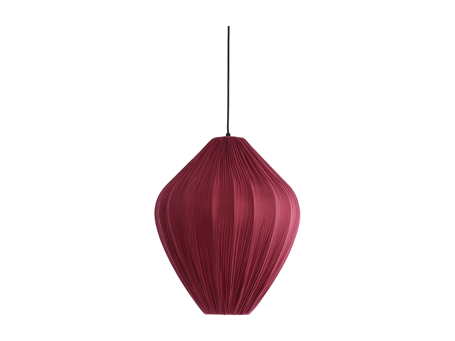 Hanglamp VERITA - Ø47x55 cm - Rood