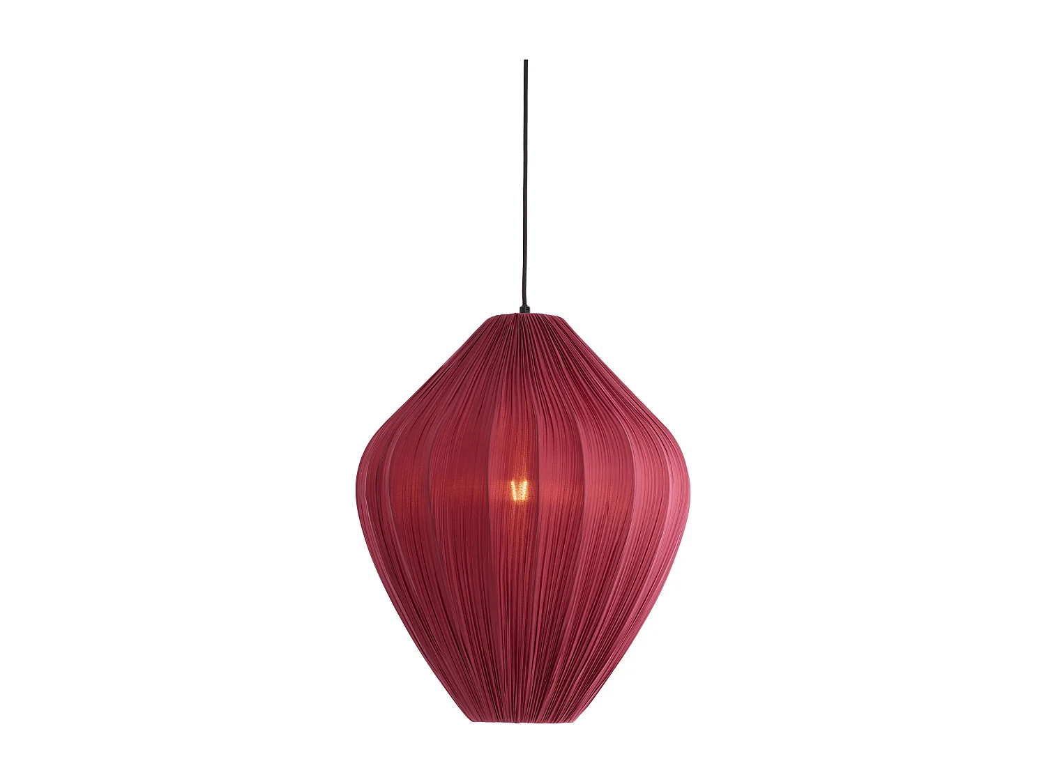 Hanglamp VERITA - Ø47x55 cm - Rood