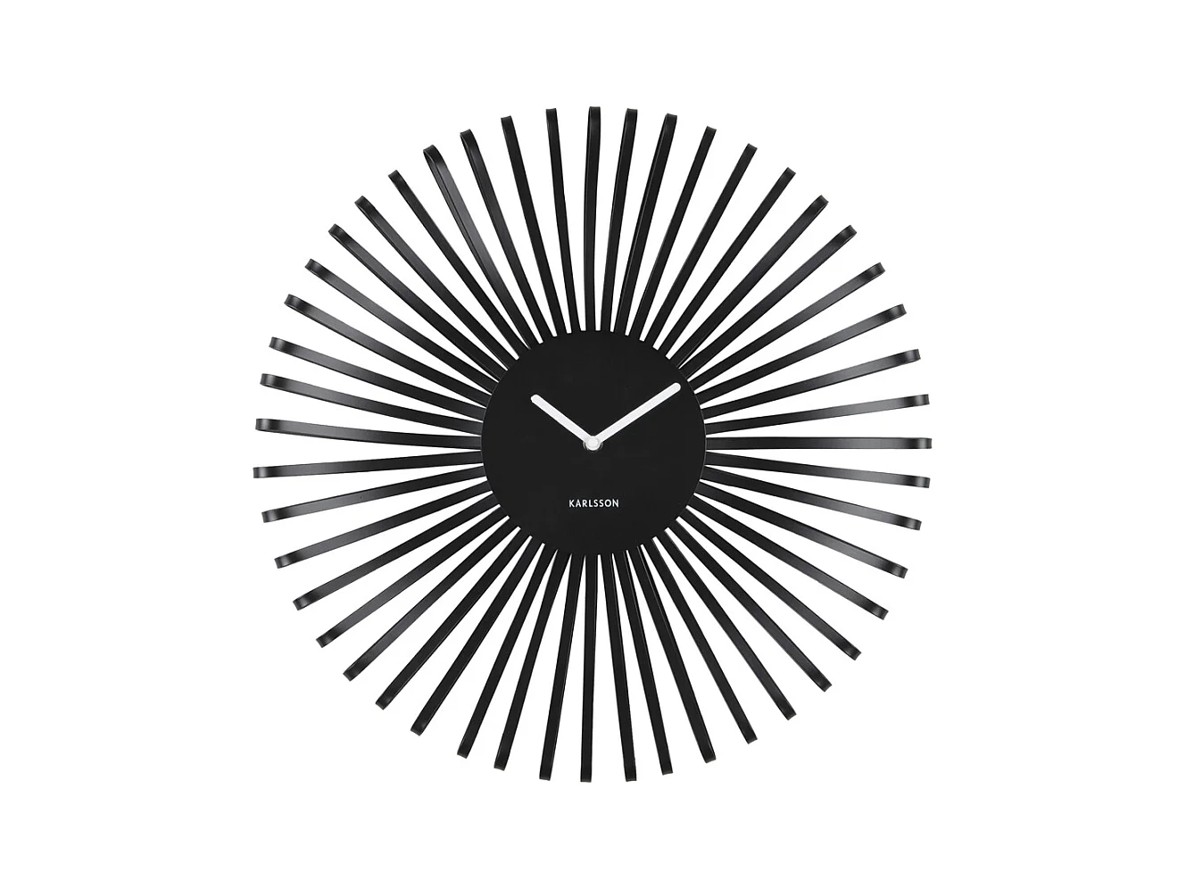 Horloge murale Polo - 48x7,8x48 cm - Noir