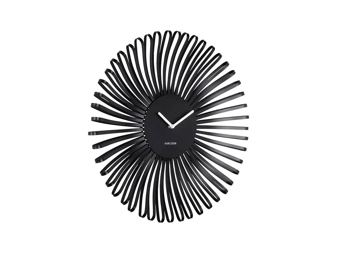 Horloge murale Polo - 48x7,8x48 cm - Noir