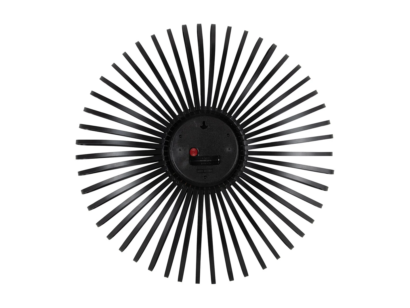 Reloj de pared Polo - Negro - Ø48cm