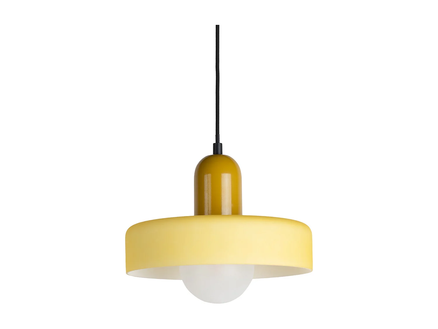 Lampe à Suspension Opaco Grato - 25x25x23 cm - Jaune