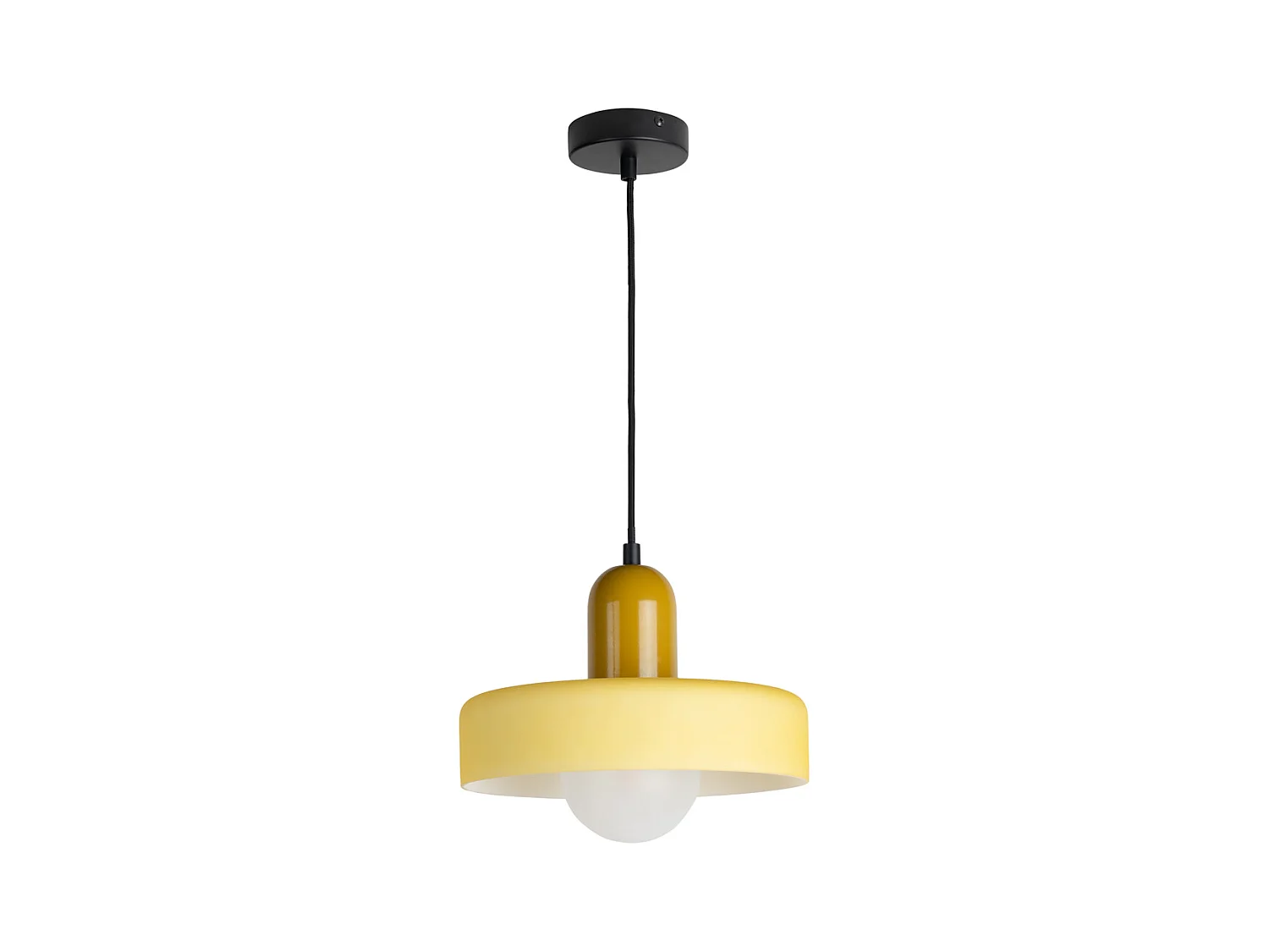 Lampe à Suspension Opaco Grato - 25x25x23 cm - Jaune