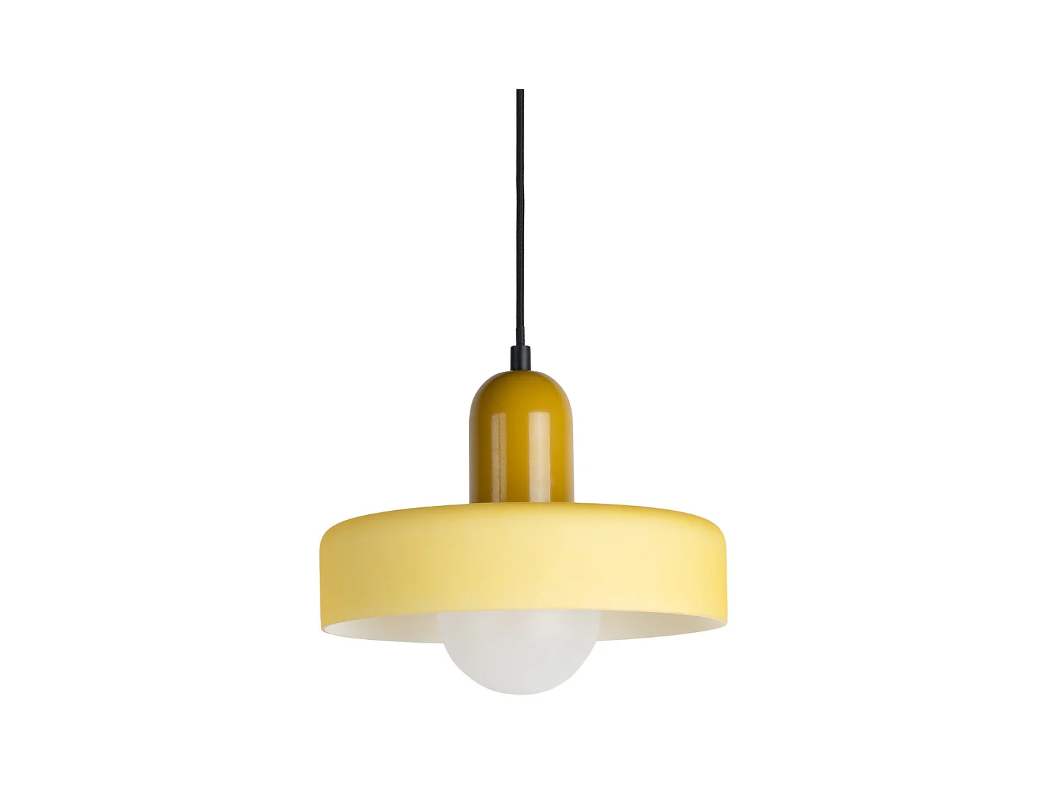 Hanglamp Opaco Grato - 25x25x23 cm - Geel