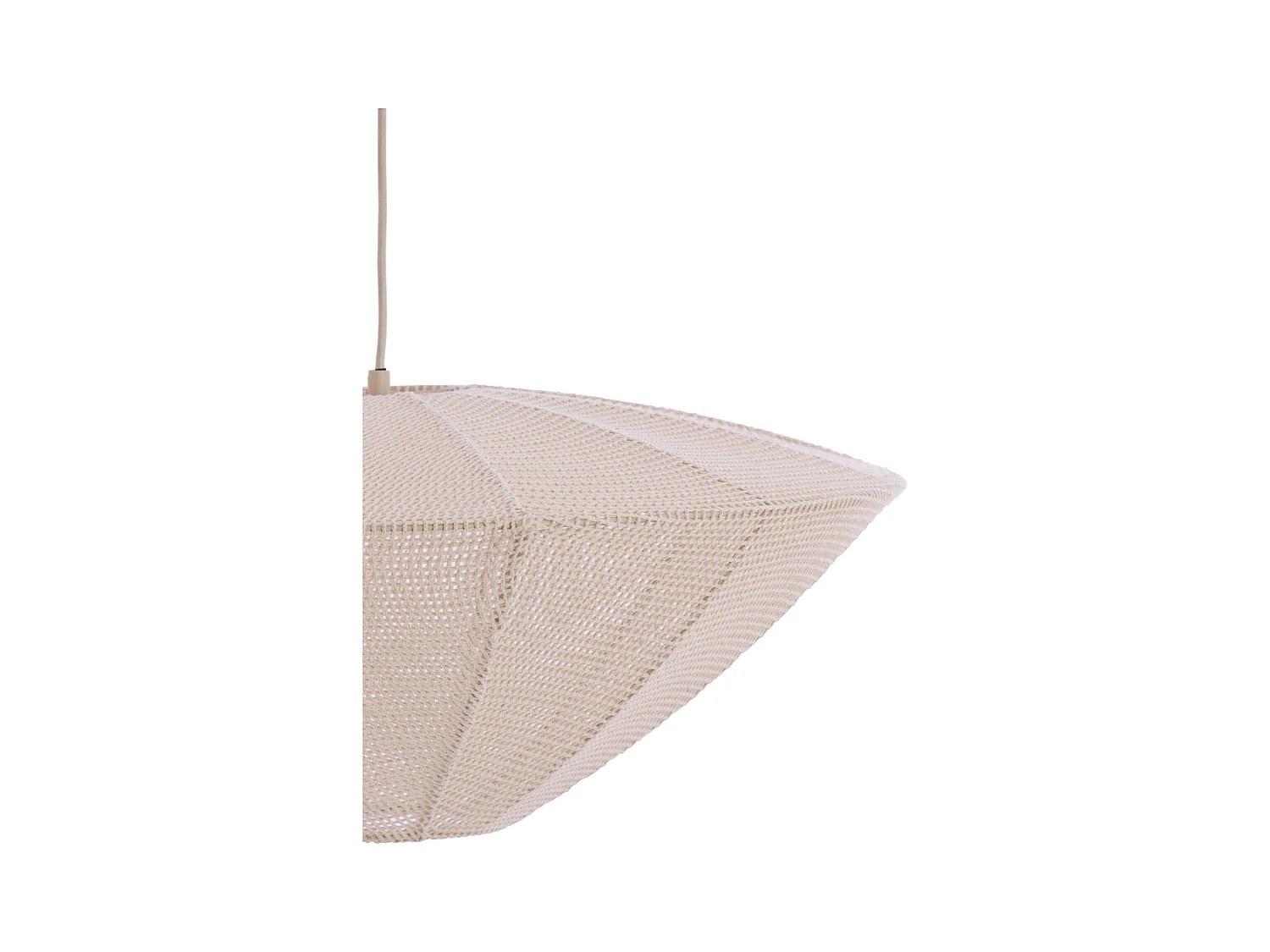 Suspension SATILLA - Ø50x23 cm - Blanc