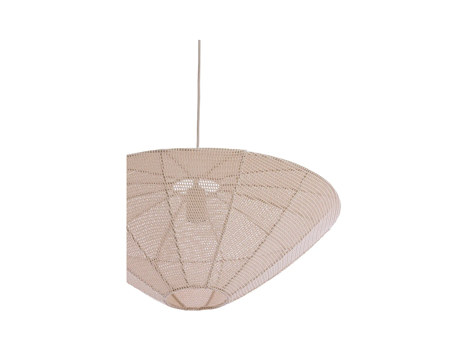 Suspension SATILLA - Ø50x23 cm - Blanc