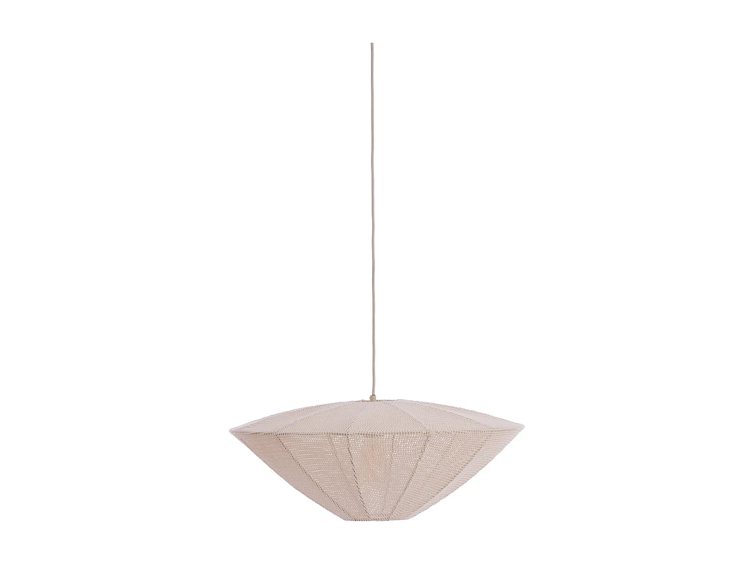 Suspension SATILLA - Ø50x23 cm - Blanc